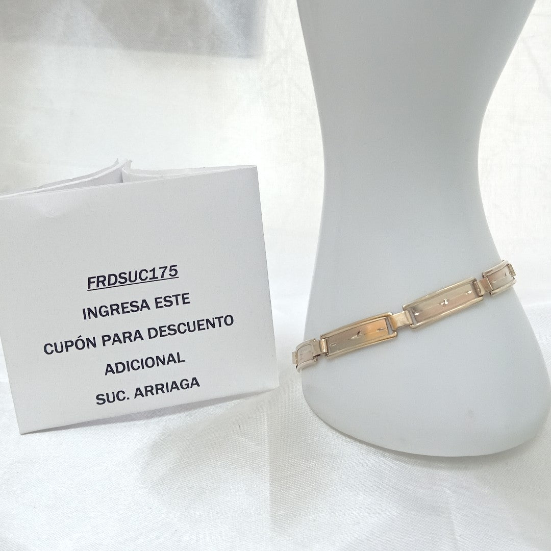 PULSERA ORO 10 K 8.5 GRMS (SEMINUEVO)