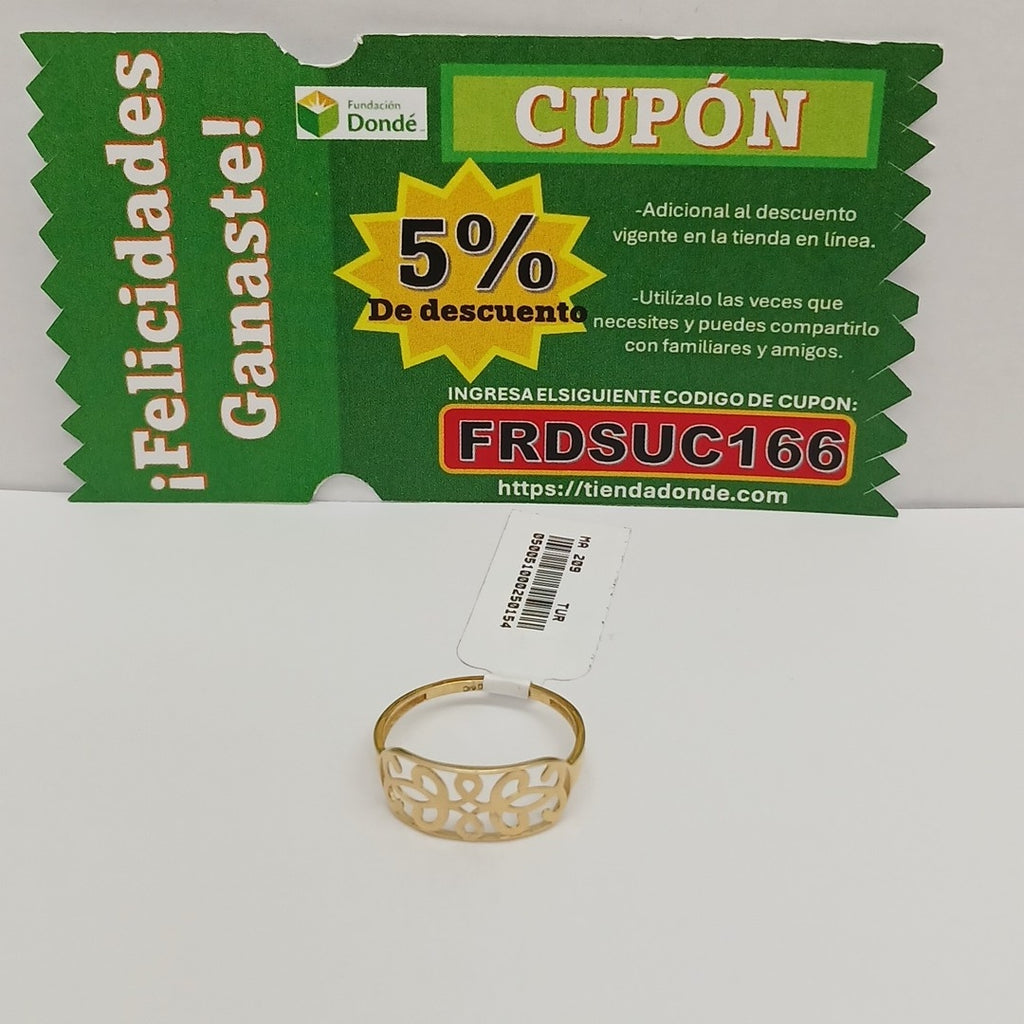 ANILLOS DAMA ORO 14K 1.1 (NUEVO)