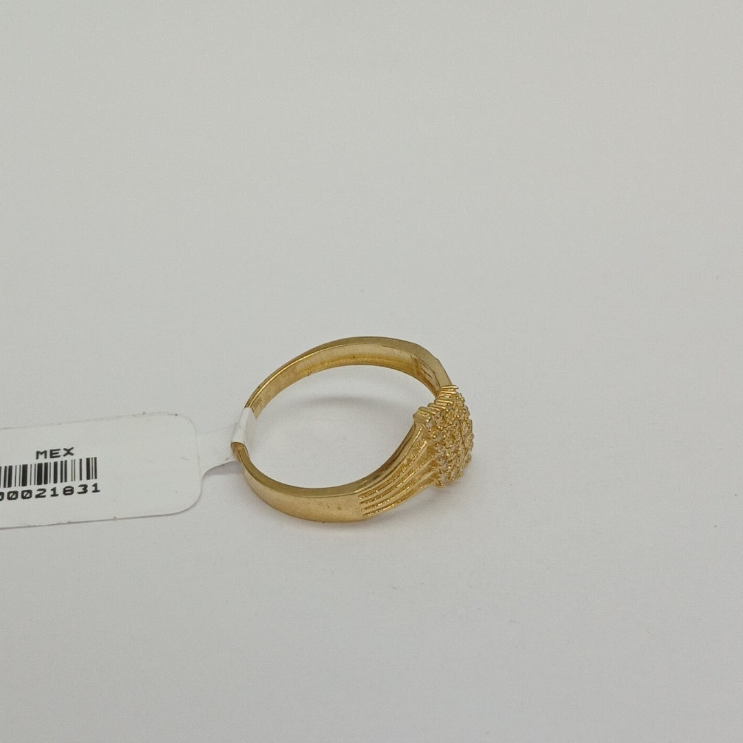ANILLOS C/CIRCONIA ORO 10K TALLA 9 2.5 GR (NUEVO)