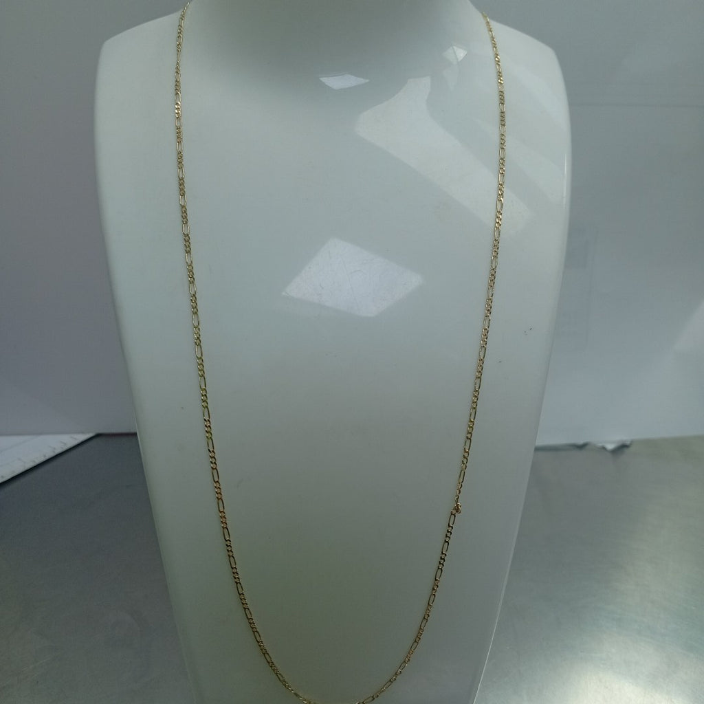 CADENAS TEJIDO 3X1 ORO 14K 55 CM 2.4 GR (NUEVO)