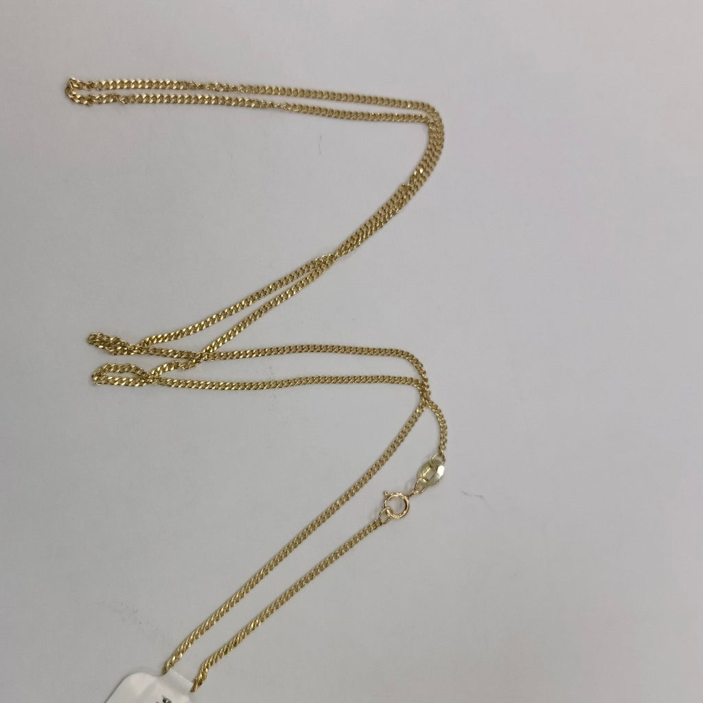 CADENAS TEJIDO BARBADA ORO 10K 55 CM 3 GR (NUEVO)