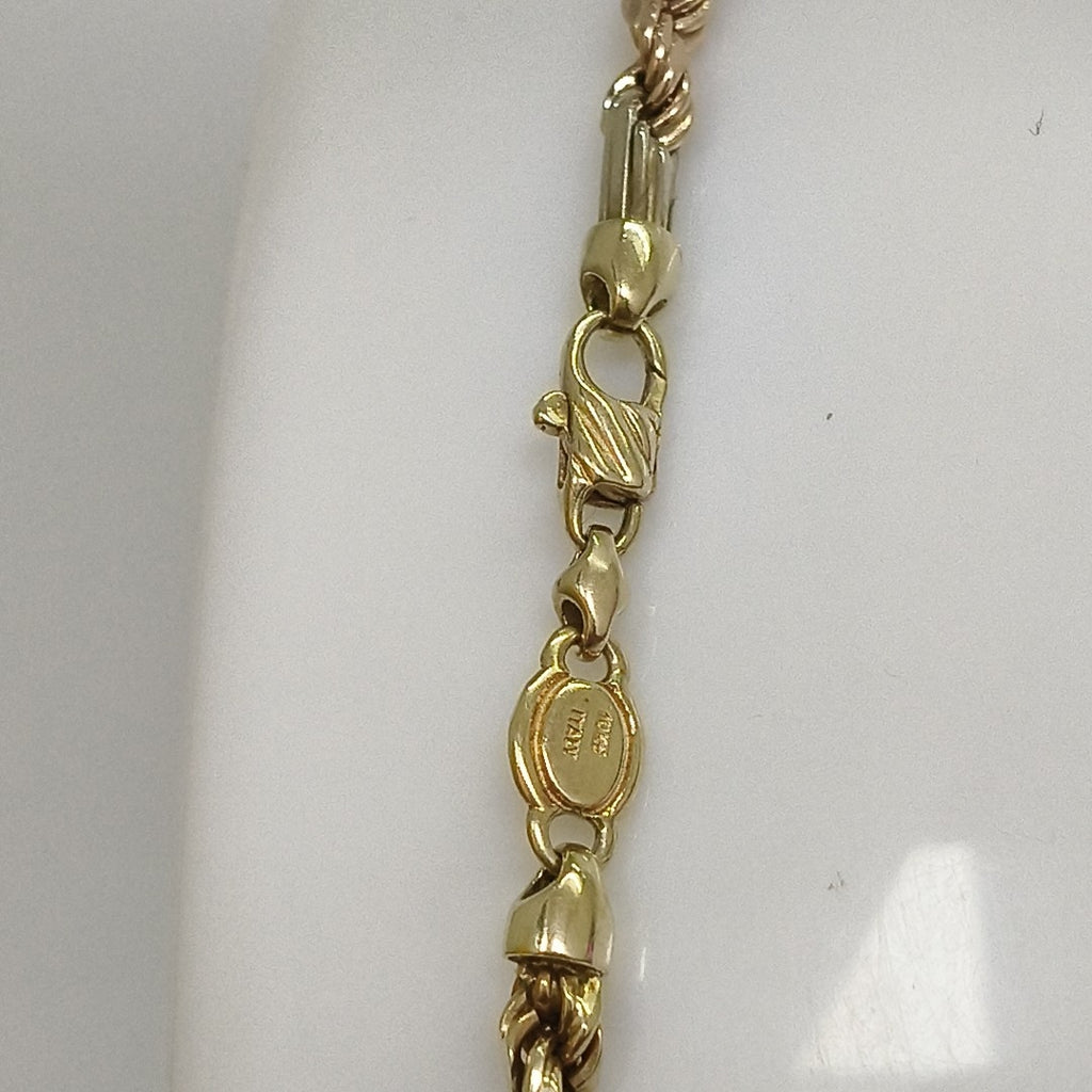 CADENA ORO COMBINADO 10 K 23.9 GRMS (SEMINUEVO)
