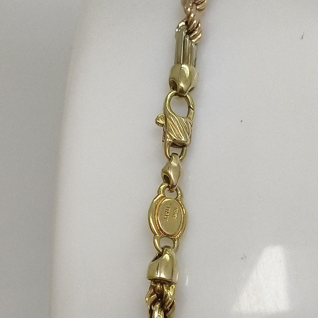 CADENA ORO COMBINADO 10 K 23.9 GRMS (SEMINUEVO)