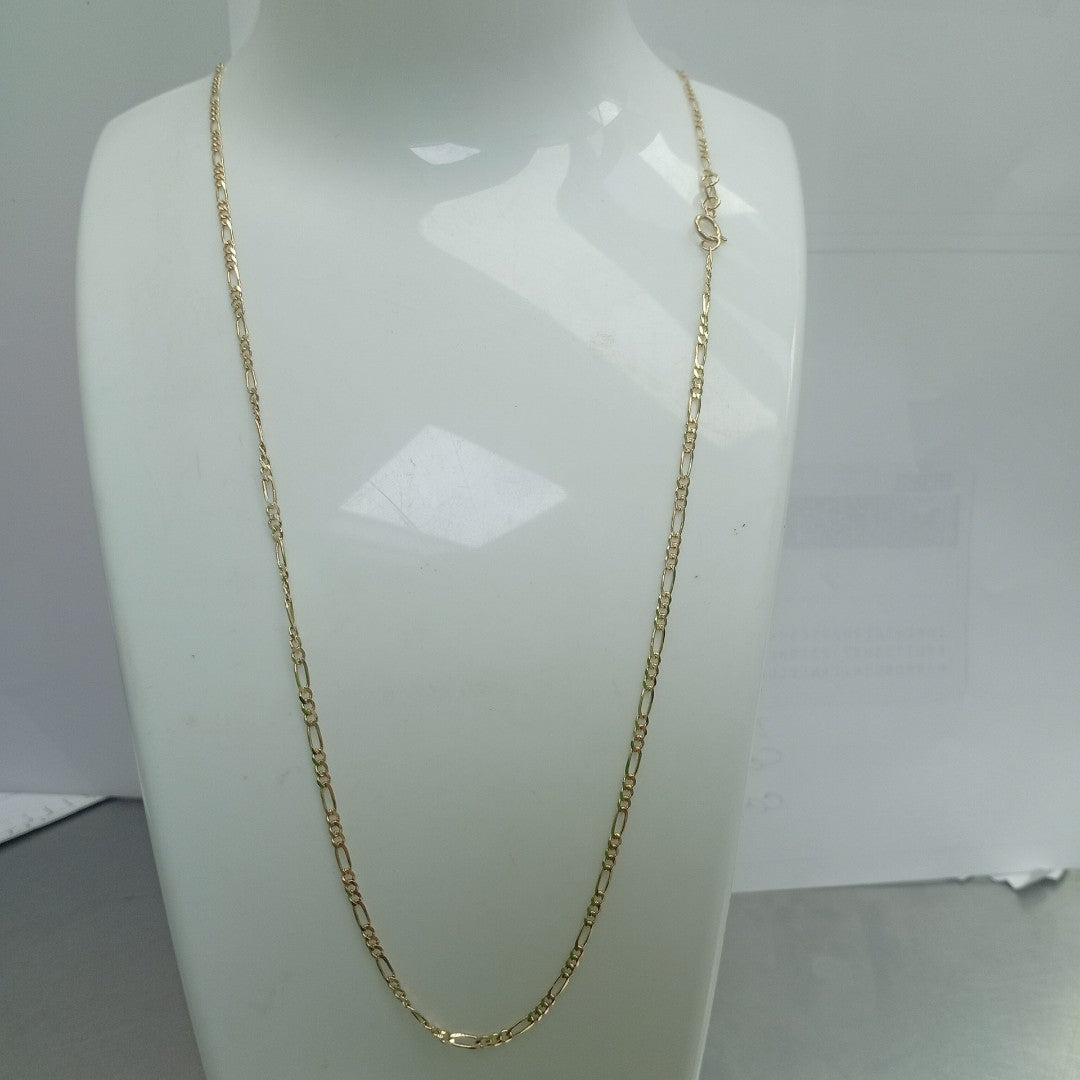CADENAS TEJIDO 3X1 ORO 10K 55 CM 3.2 GR (NUEVO)