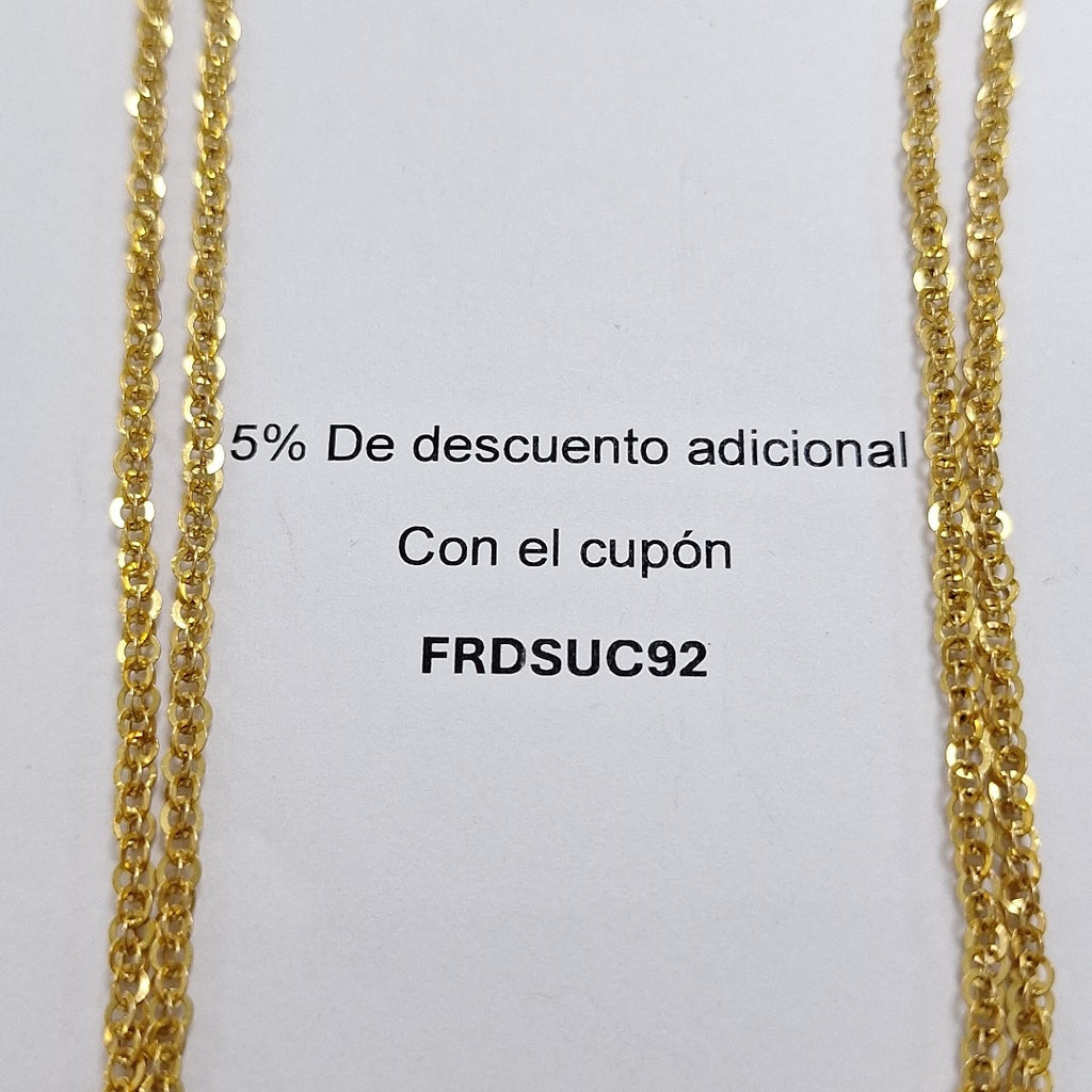 CADENA ORO 14 K 7.4 GRMS (SEMINUEVO)