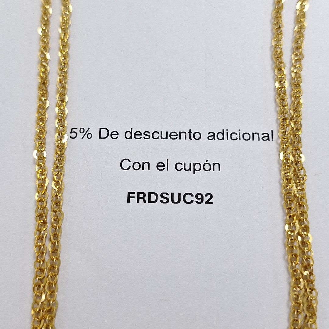 CADENA ORO 14 K 7.4 GRMS (SEMINUEVO)