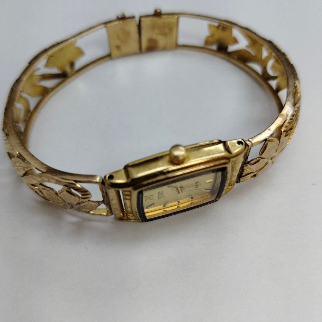 RELOJ CAJA ACERO PULSO ORO ORO 14 K 22.3 GRMS (SEMINUEVO)