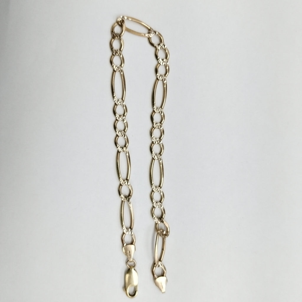 PULSERA ORO, RODIADO 14 K 9.4 GRMS (SEMINUEVO)