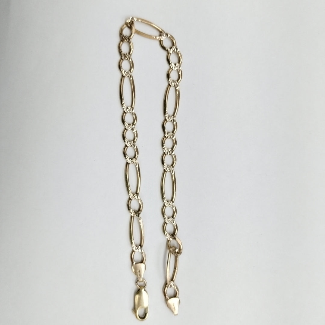 PULSERA ORO, RODIADO 14 K 9.4 GRMS (SEMINUEVO)