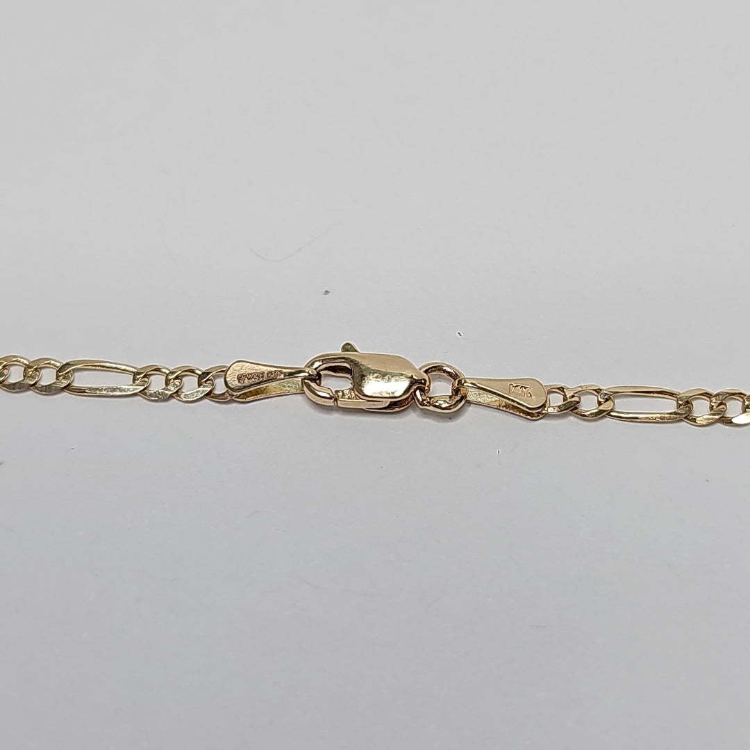 CADENAS 3X1 ORO 14K 55 CM 4.7 GR (NUEVO)