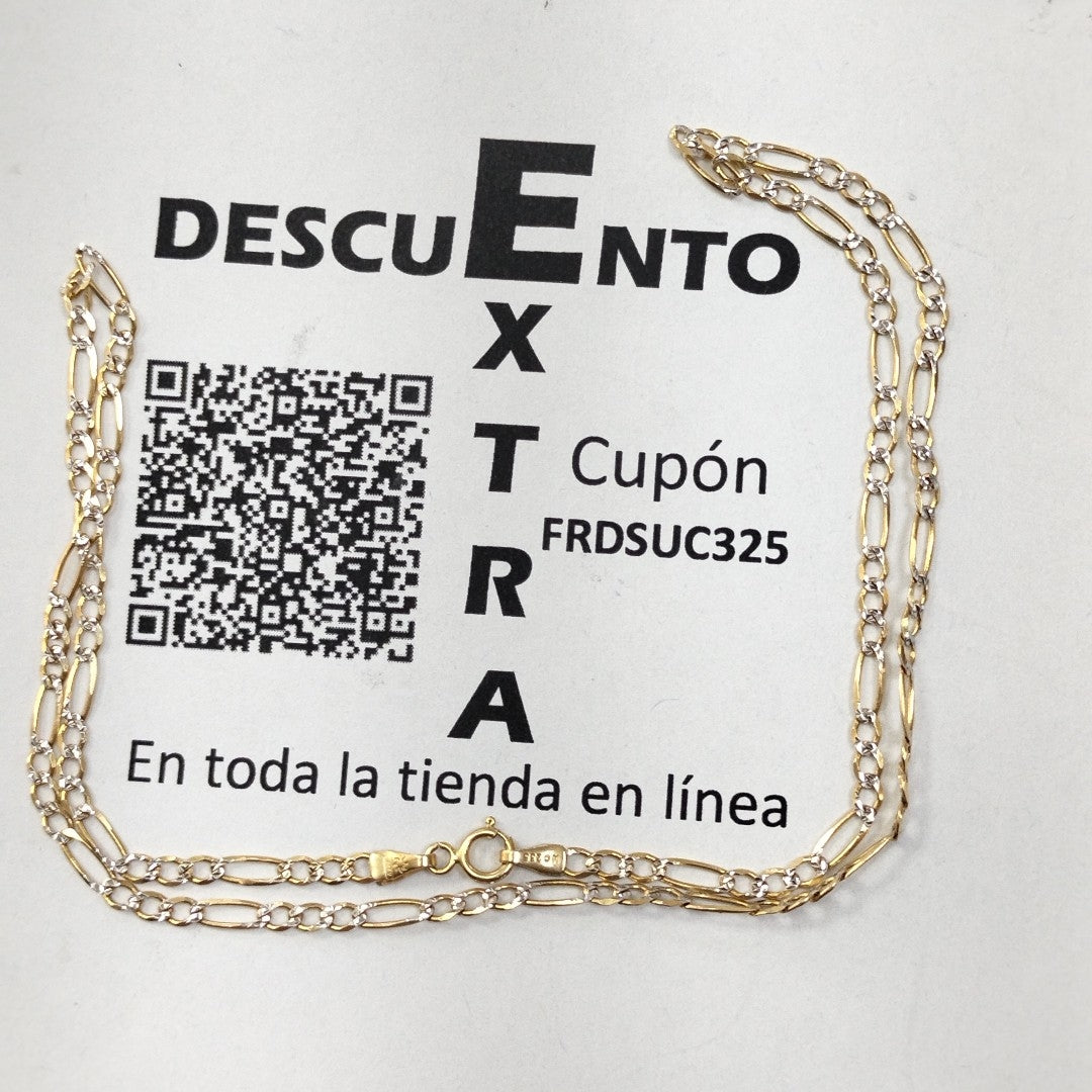 CADENA ORO 14 K 3.2 GRMS (SEMINUEVO)