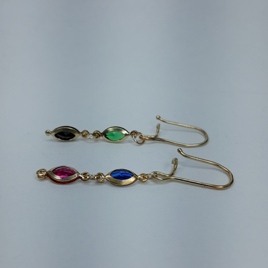 ARETES PAR ORO 8 K 1 GRMS (SEMINUEVO)