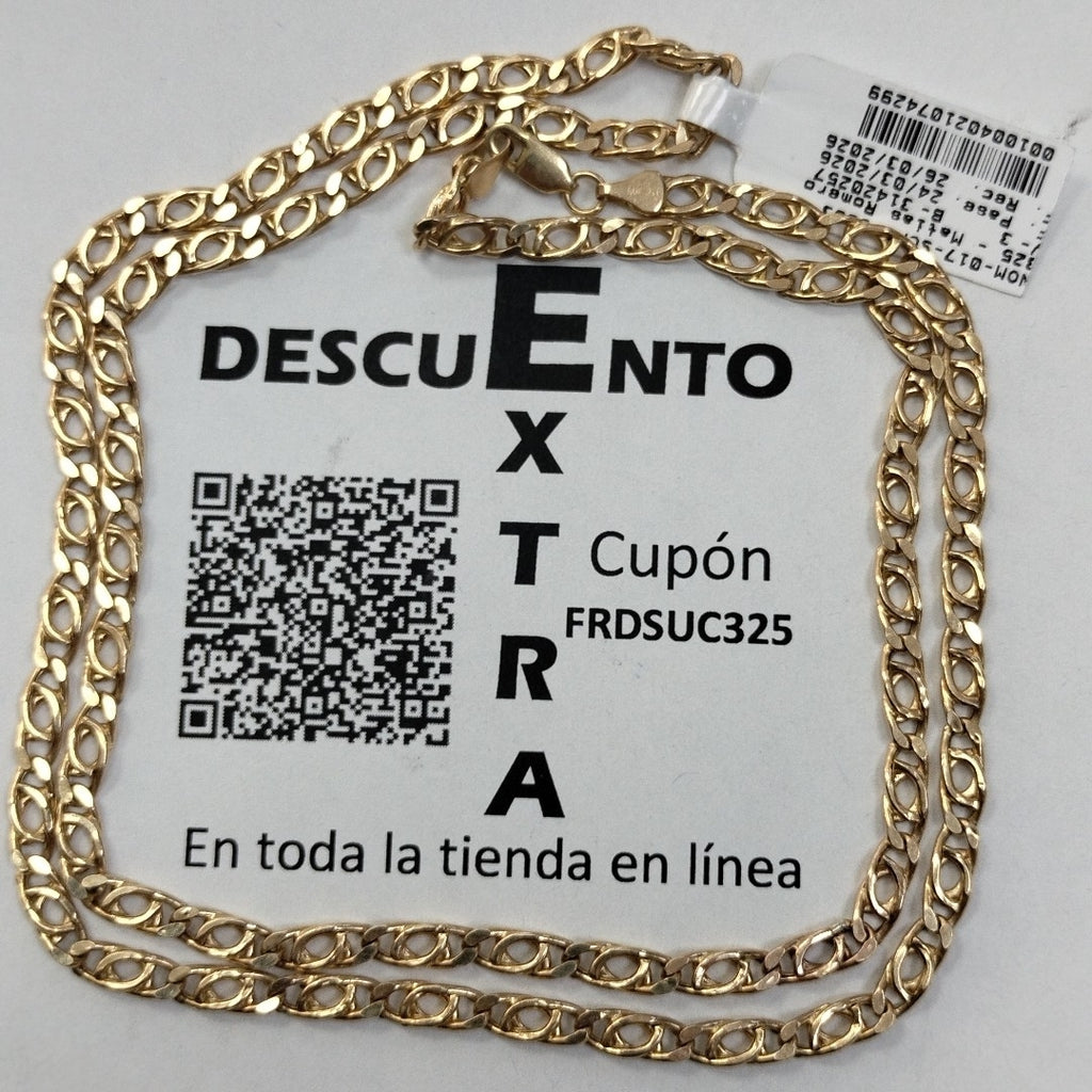 CADENA ORO 14 K 11.3 GRMS (SEMINUEVO)