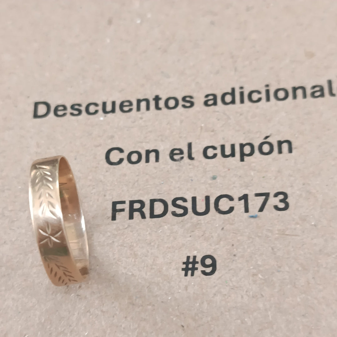 ARGOLLA ORO 8 K 1,70 GRMS (SEMINUEVO)