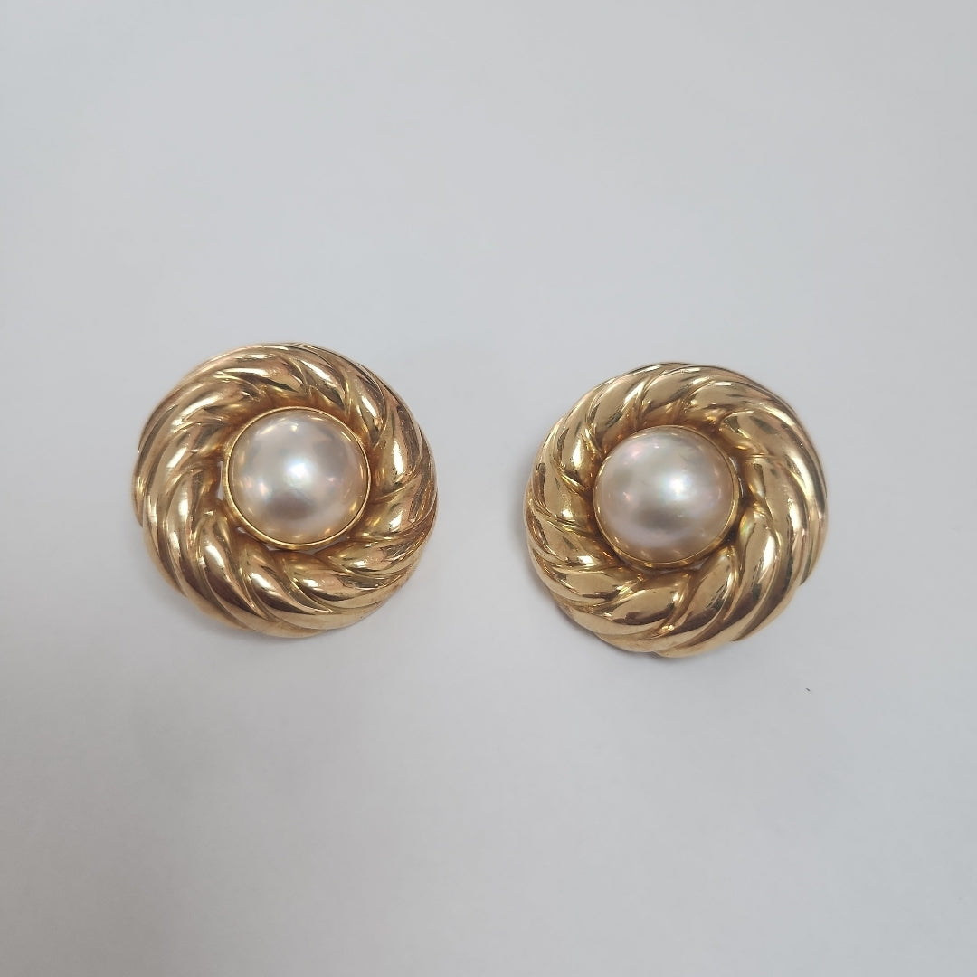 ARETES PAR ORO 18 K 28,70 GRMS (SEMINUEVO)