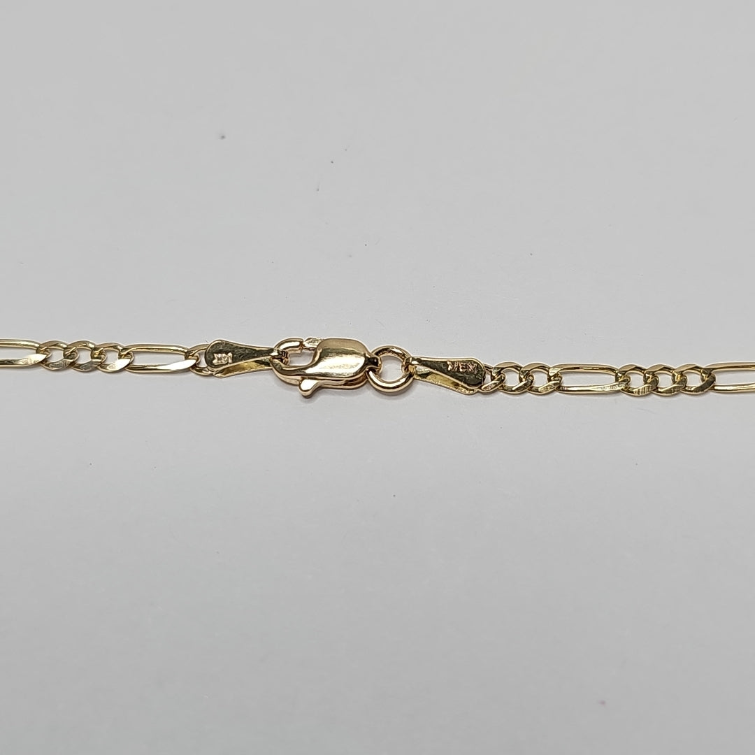 CADENAS 3X1 ORO 14K 55 CM 5.1 GR (NUEVO)