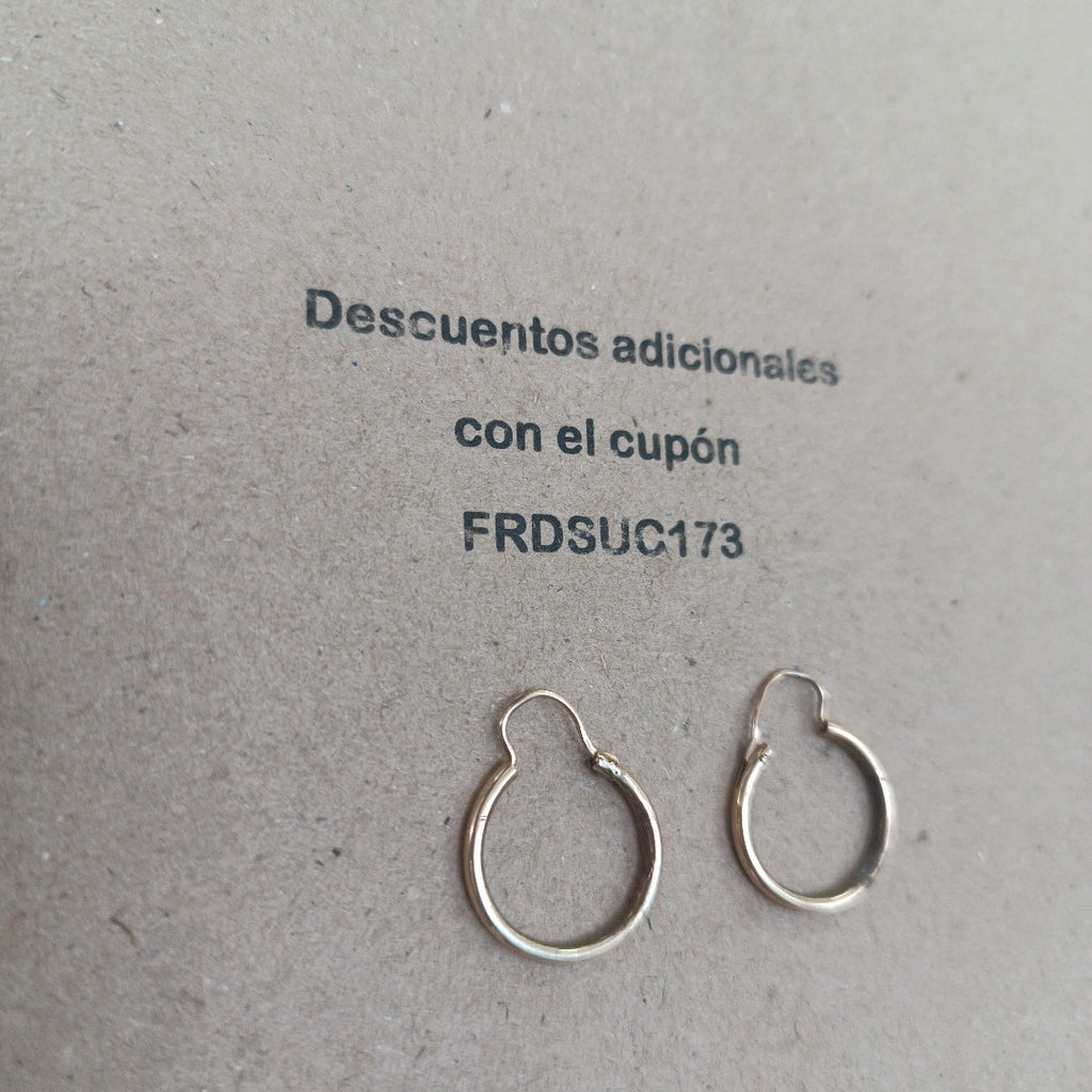 ARRACADAS PAR ORO 8 K 1,30 GRMS (SEMINUEVO)