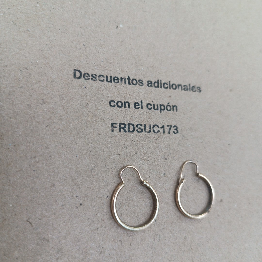 ARRACADAS PAR ORO 8 K 1,30 GRMS (SEMINUEVO)