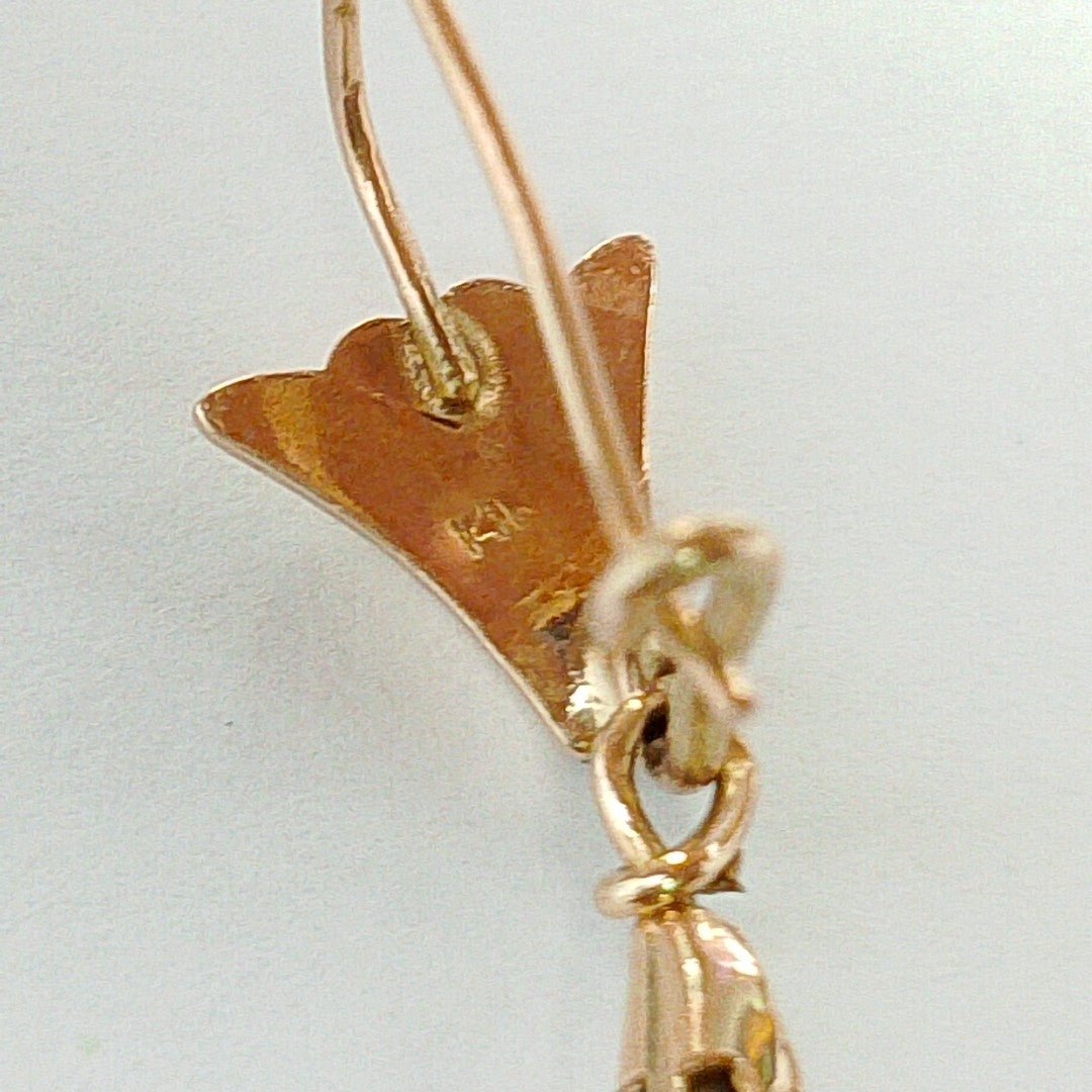 ARETES PAR ORO 10 K 3.5 GRMS (SEMINUEVO)