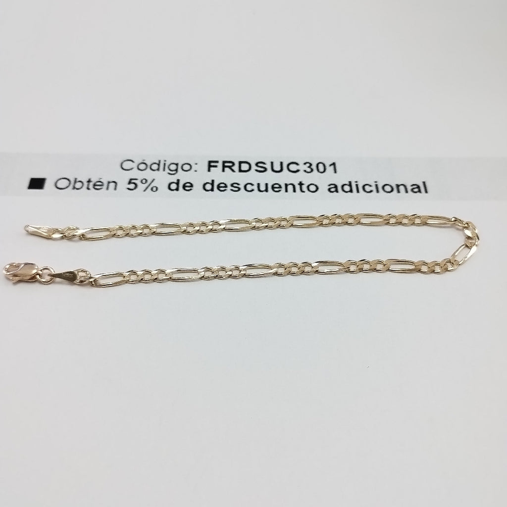 PULSERAS 3X1 ORO 14K 21 CM 3.3 GR (NUEVO)