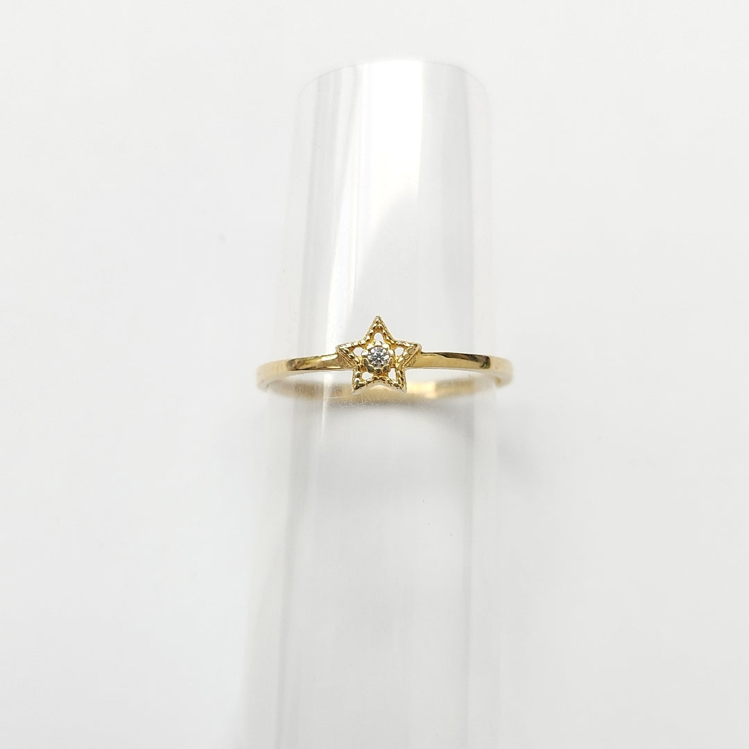 ANILLOS DAMA ORO 14K 0.8 (NUEVO)