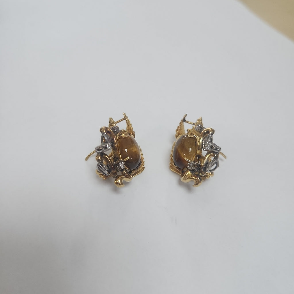 ARETES PAR ORO 14 K 13.8 GRMS (SEMINUEVO)