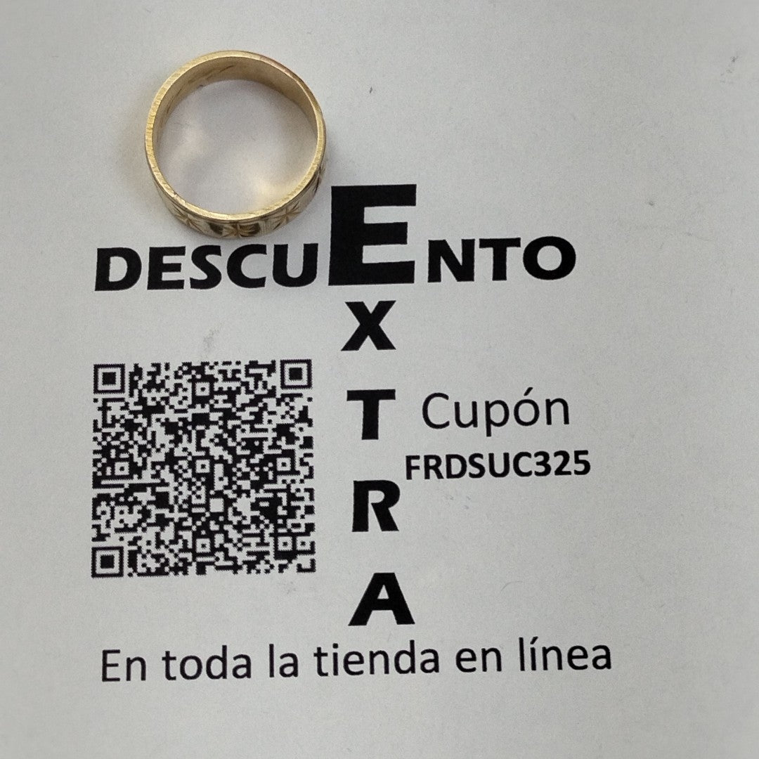 ARGOLLA ORO 14 K 6.5 GRMS (SEMINUEVO)