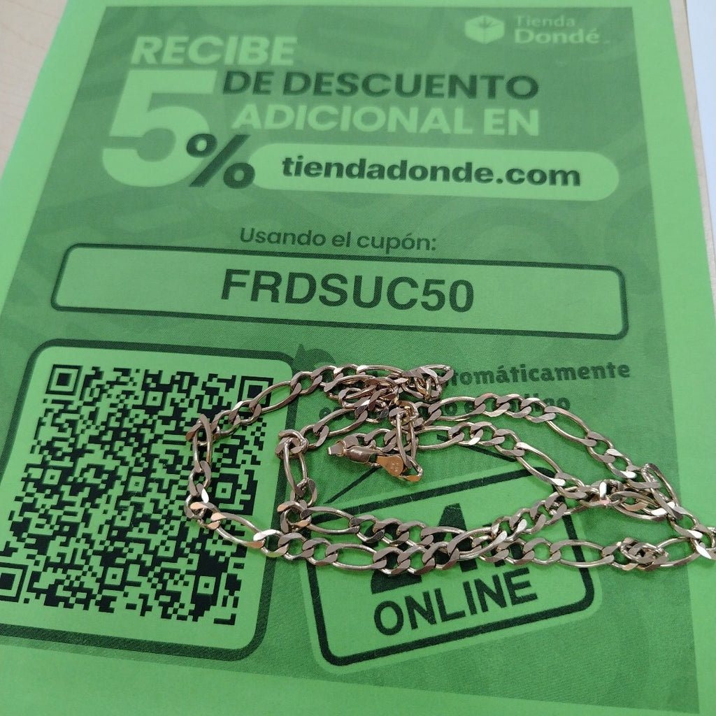 CADENA ORO 10 K 36.1 GRMS (SEMINUEVO)