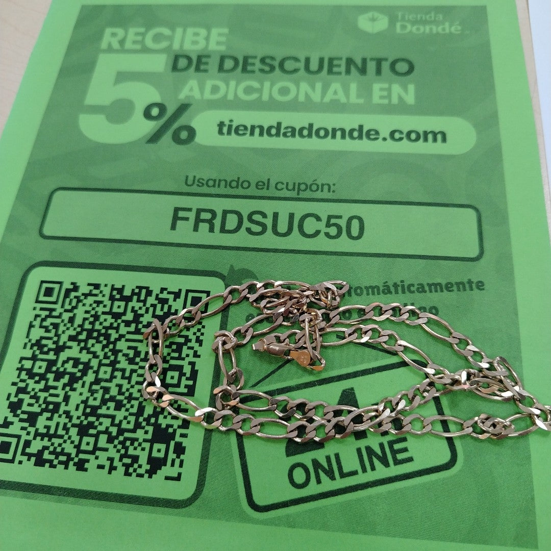 CADENA ORO 10 K 36.1 GRMS (SEMINUEVO)