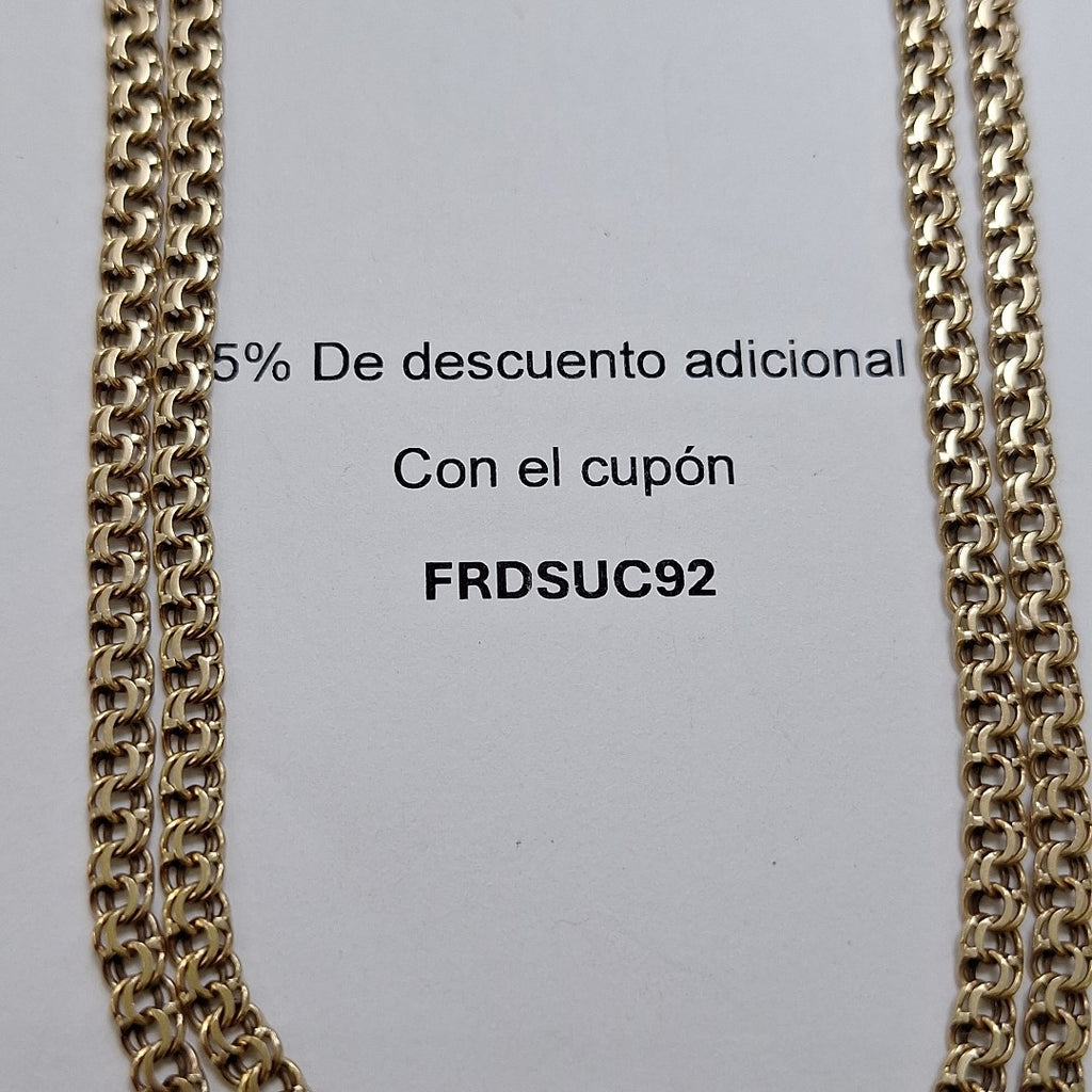 CADENA ORO 10 K 15.8 GRMS (SEMINUEVO)
