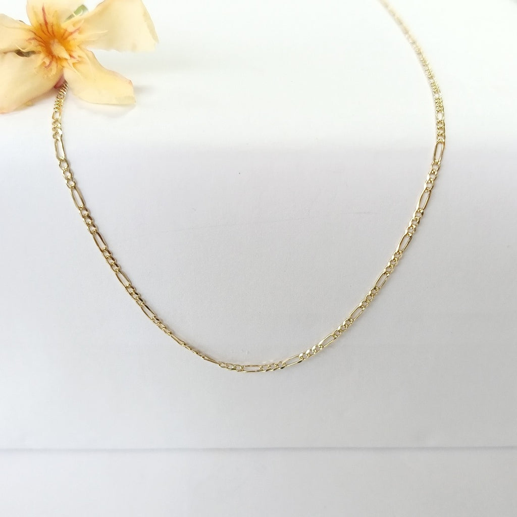 CADENAS 3X1 ORO 14K 55 CM 3.7 GR (NUEVO)