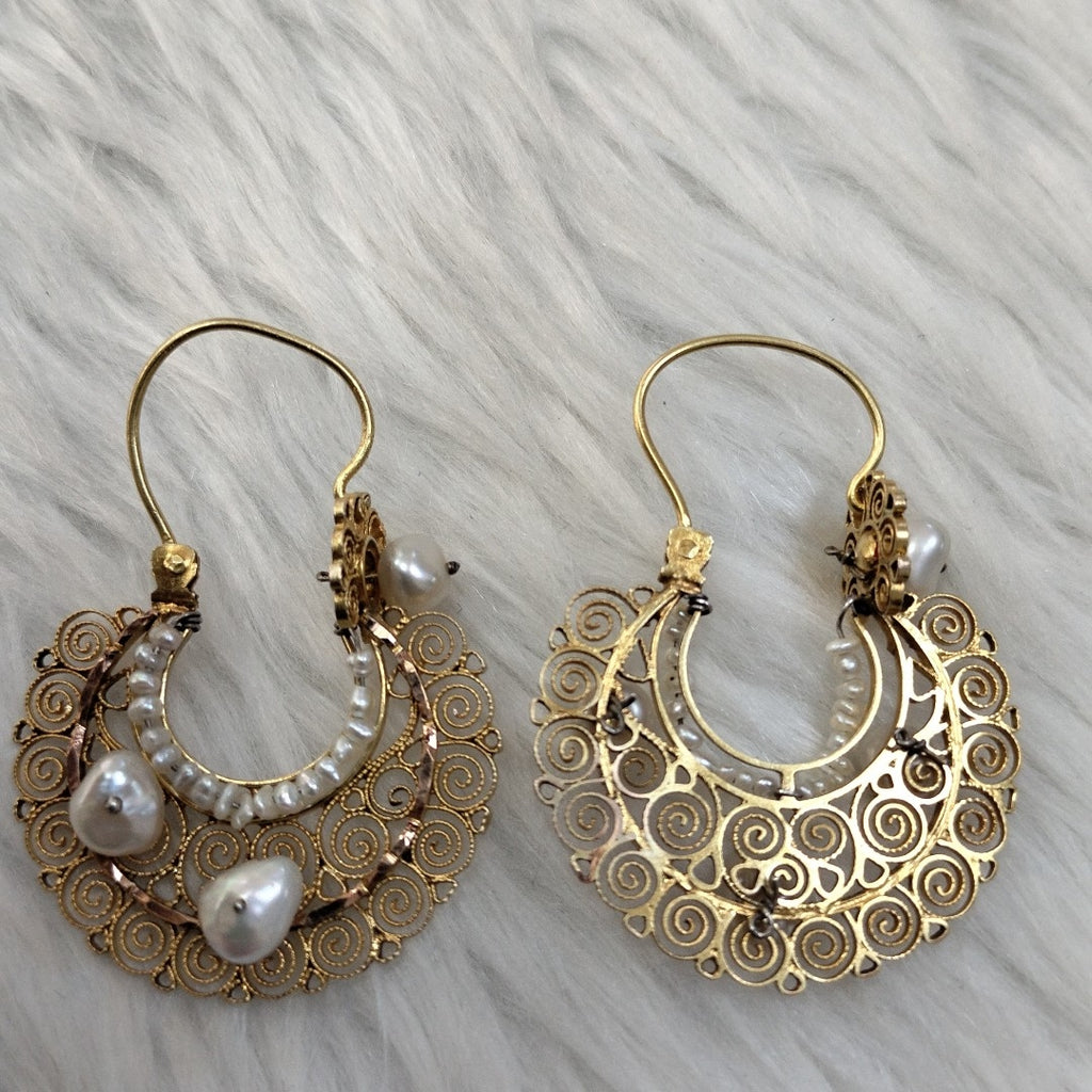 ARETES PAR ORO 10 K 8.8 GRMS (SEMINUEVO)