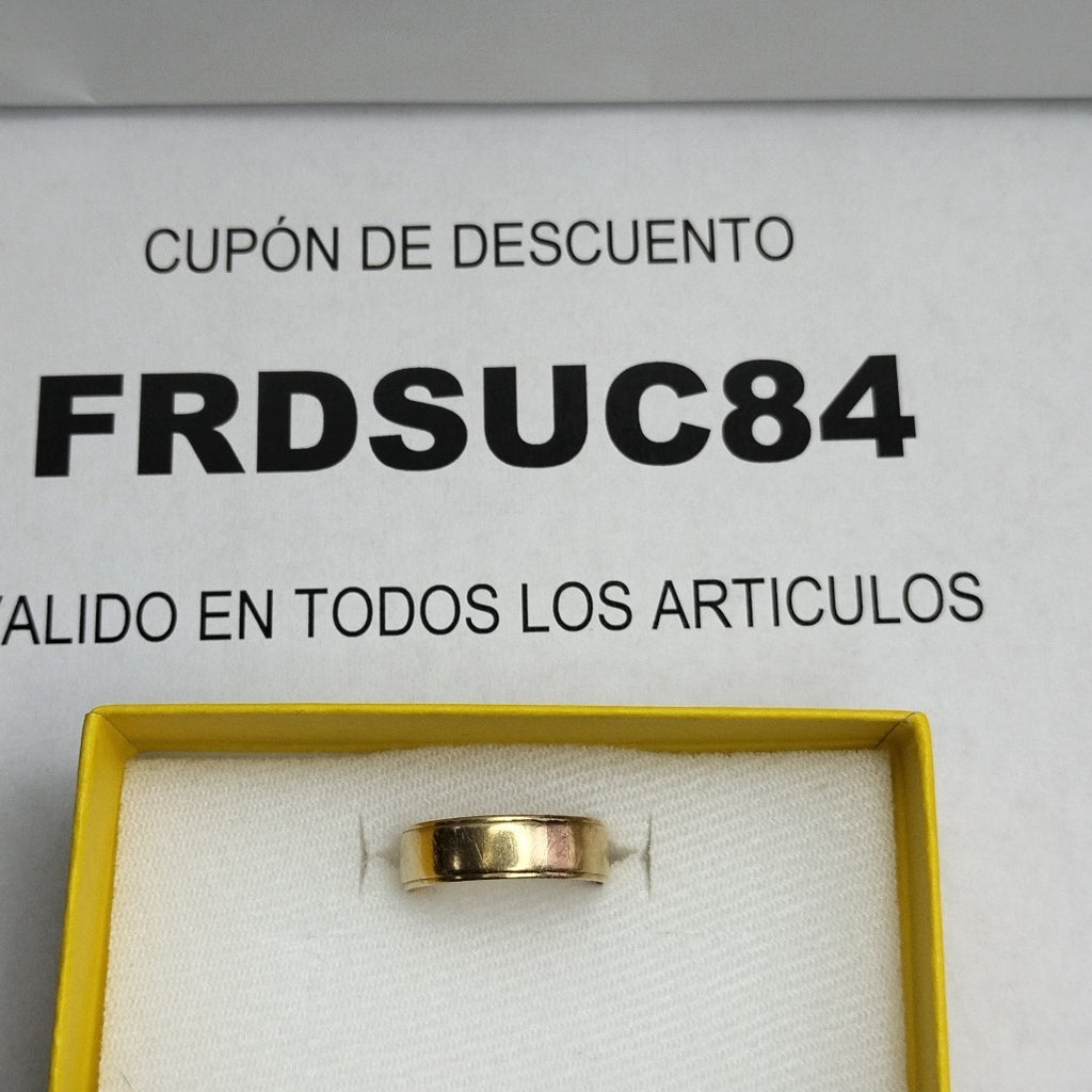 ARGOLLA ORO 14 K 3.4 GRMS (SEMINUEVO)