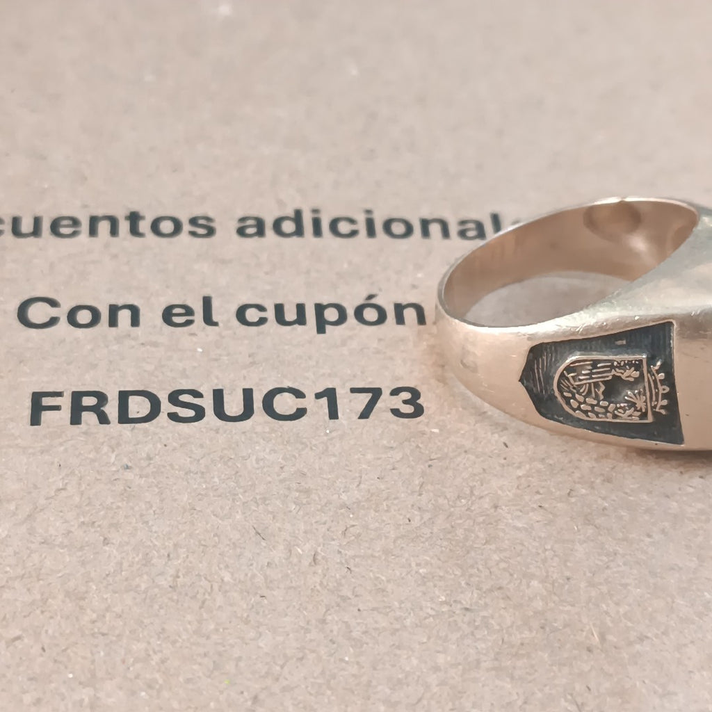ANILLO DE GRADUACIÓN ORO 8 K 11.2 GRMS (SEMINUEVO)