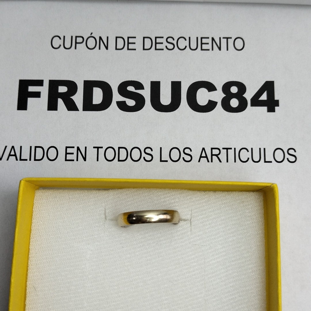 ARGOLLA ORO 14 K 3.2 GRMS (SEMINUEVO)