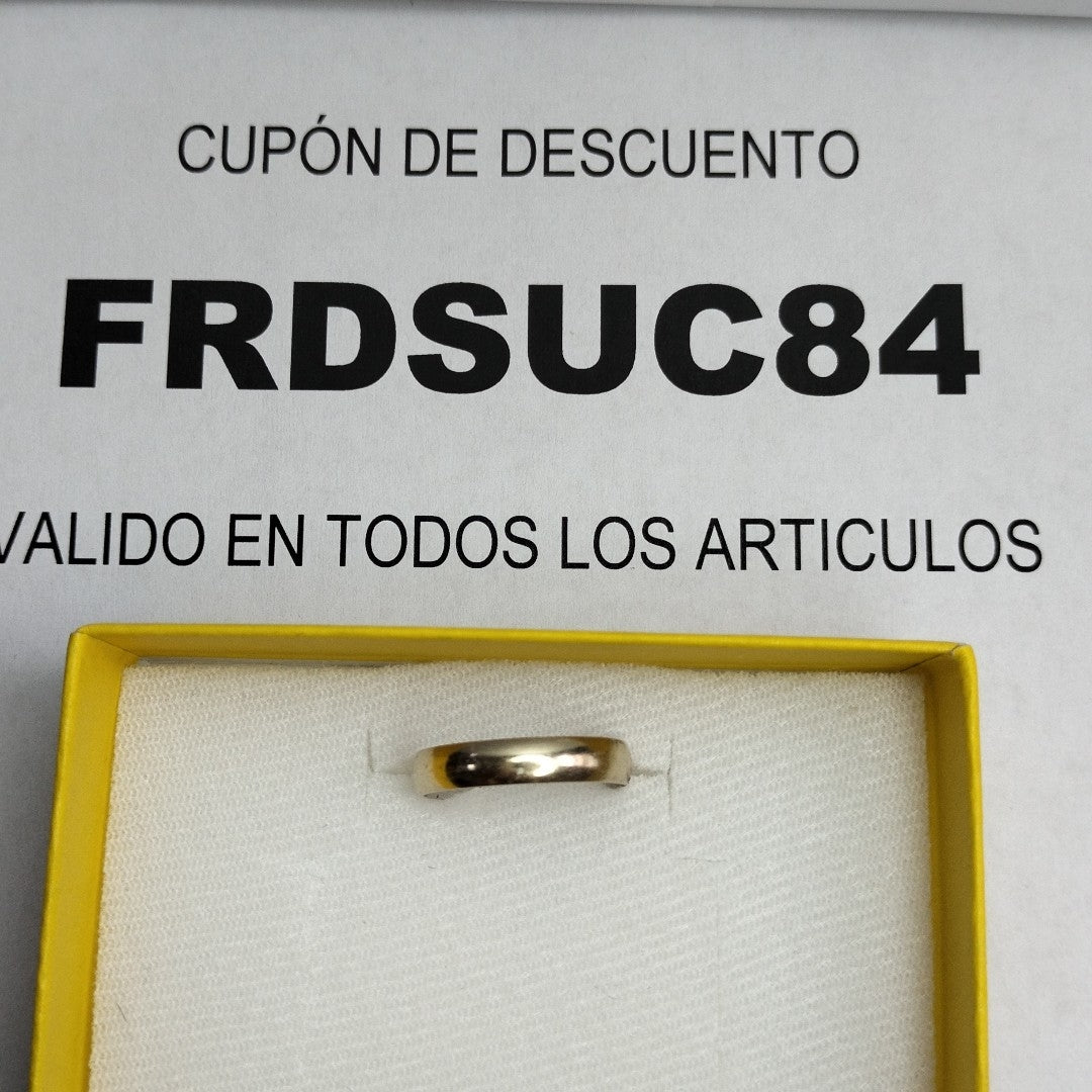 ARGOLLA ORO 14 K 3.2 GRMS (SEMINUEVO)