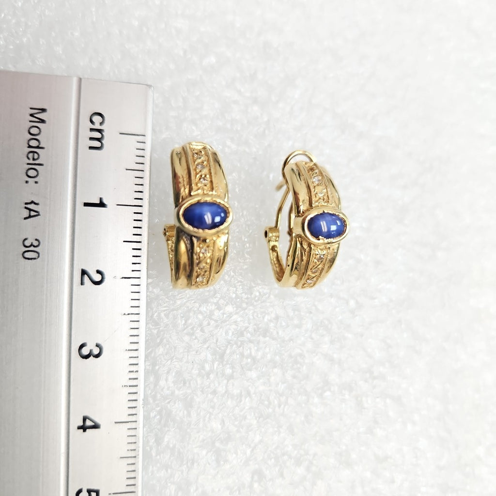 ARETES PAR ORO 14 K 6,00 GRMS (SEMINUEVO)