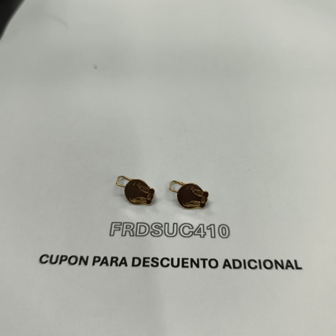 ARETES PAR ORO 10 K 1,80 GRMS (SEMINUEVO)