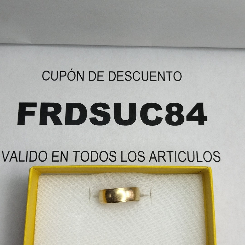 ARGOLLA ORO 14 K 3.3 GRMS (SEMINUEVO)