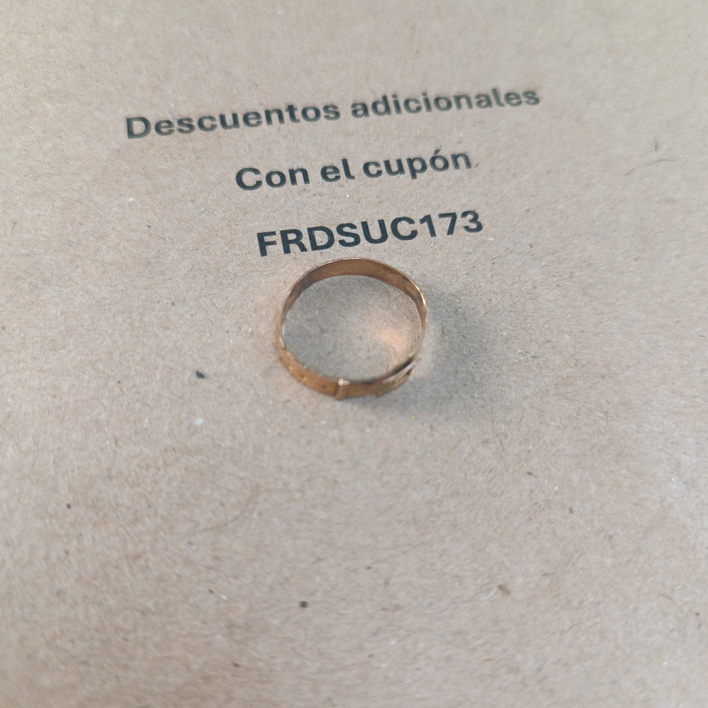 ANILLO ORO 10 K 0,90 GRMS (SEMINUEVO)