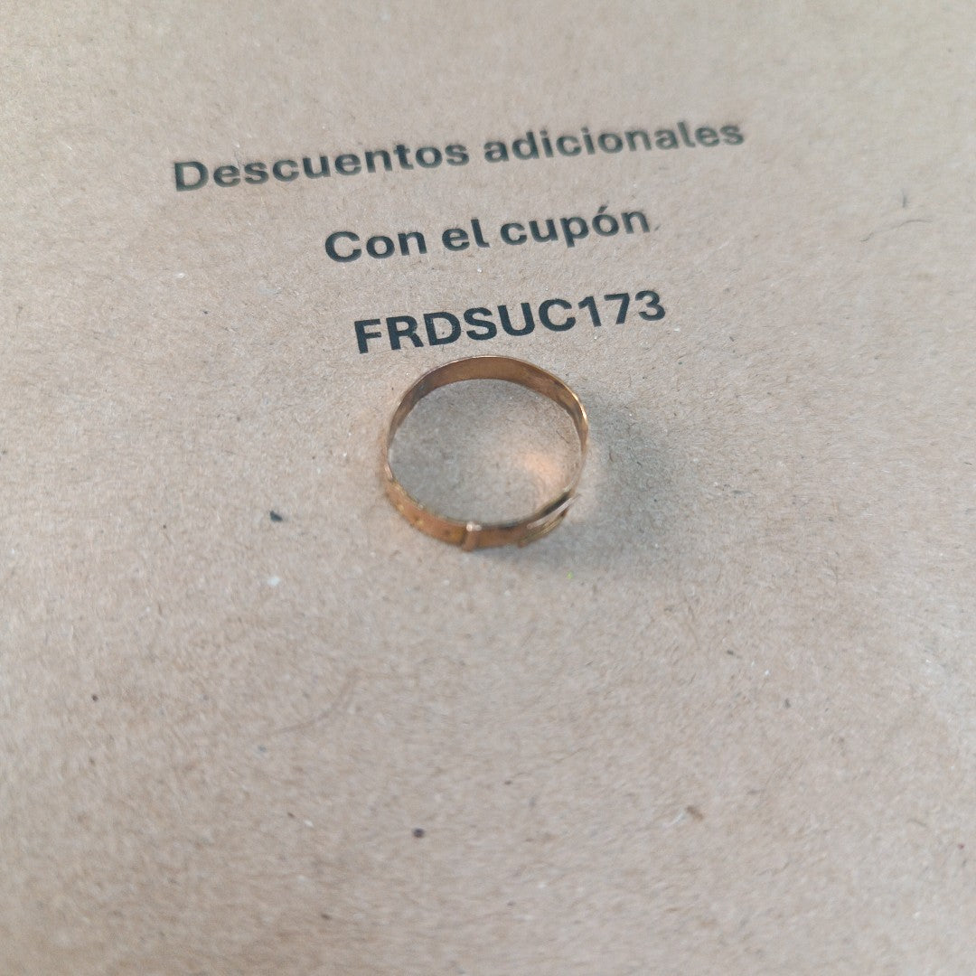 ANILLO ORO 10 K 0,90 GRMS (SEMINUEVO)