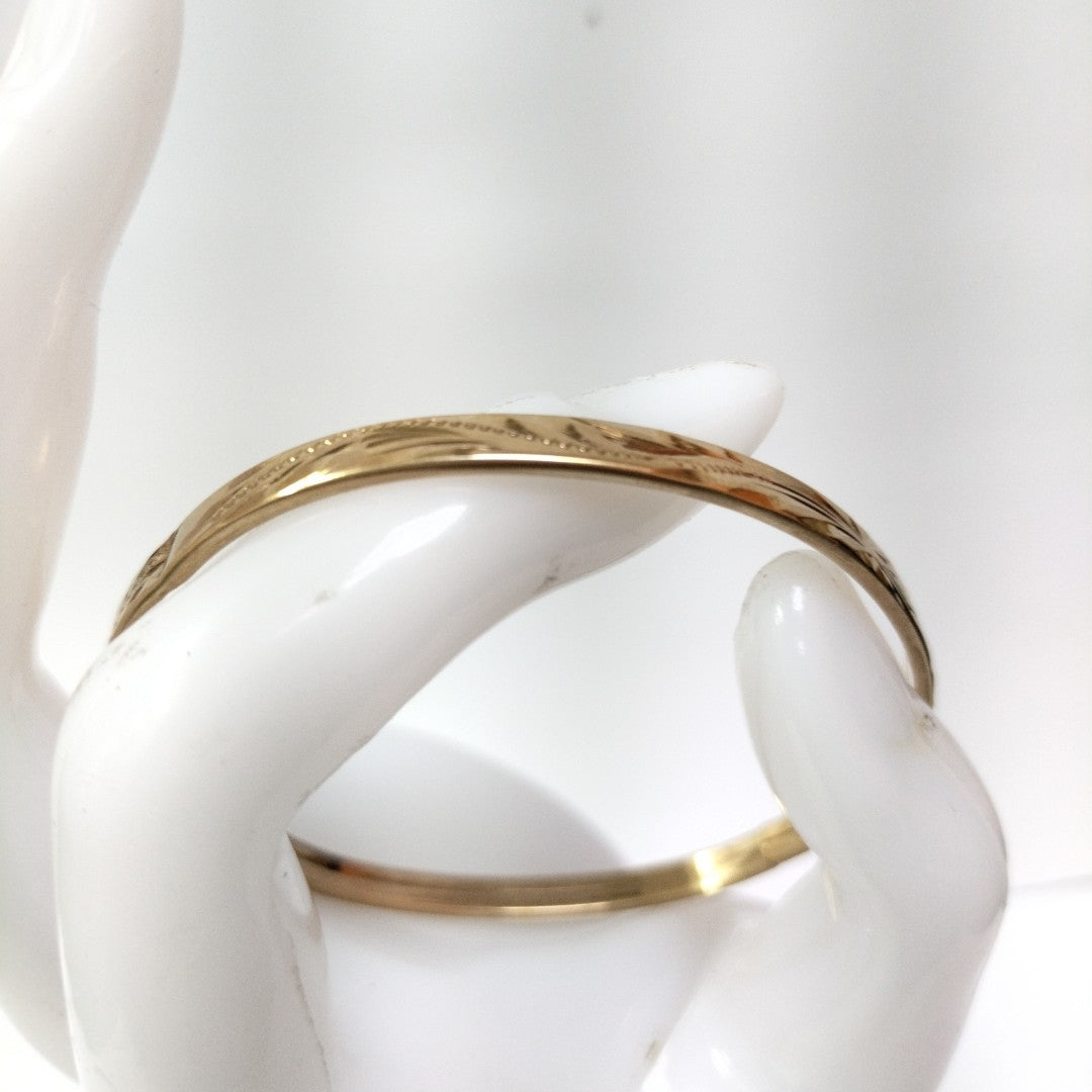 PULSERA RIGIDA ORO 10 K 5 GRMS (SEMINUEVO)