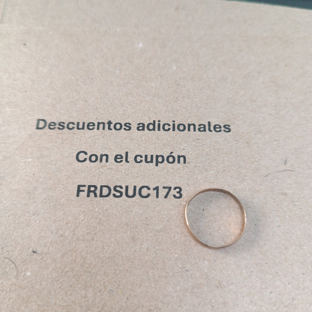 ANILLO ORO 10 K 0,40 GRMS (SEMINUEVO)