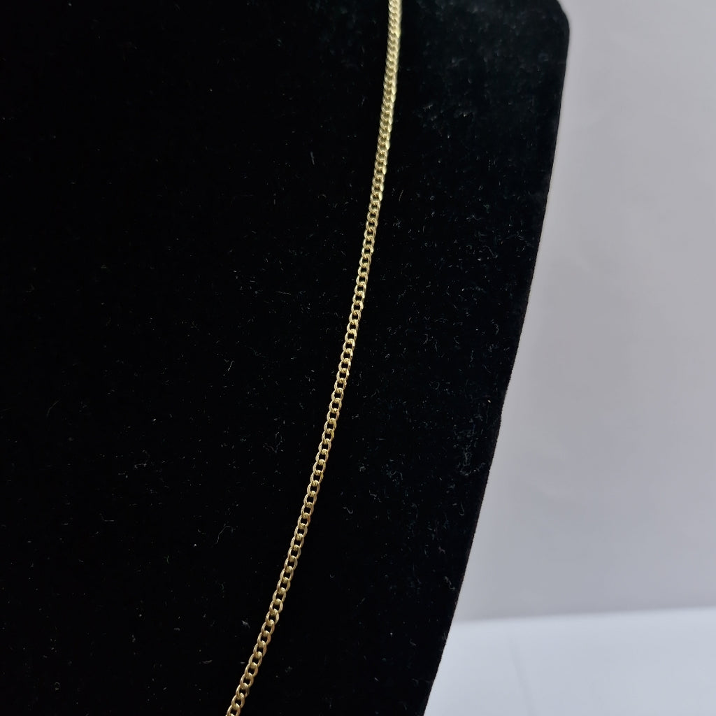 CADENAS TEJIDO BARBADA ORO 10K 60 CM 4.1 GR (NUEVO)
