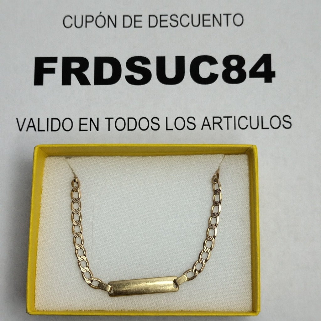ESCLAVA ORO 14 K 4.5 GRMS (SEMINUEVO)