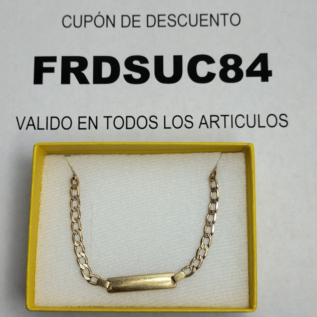 ESCLAVA ORO 14 K 4.5 GRMS (SEMINUEVO)