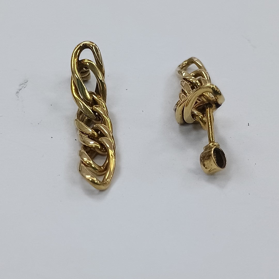ARETES PAR ORO 14 K 3.3 GRMS (SEMINUEVO)