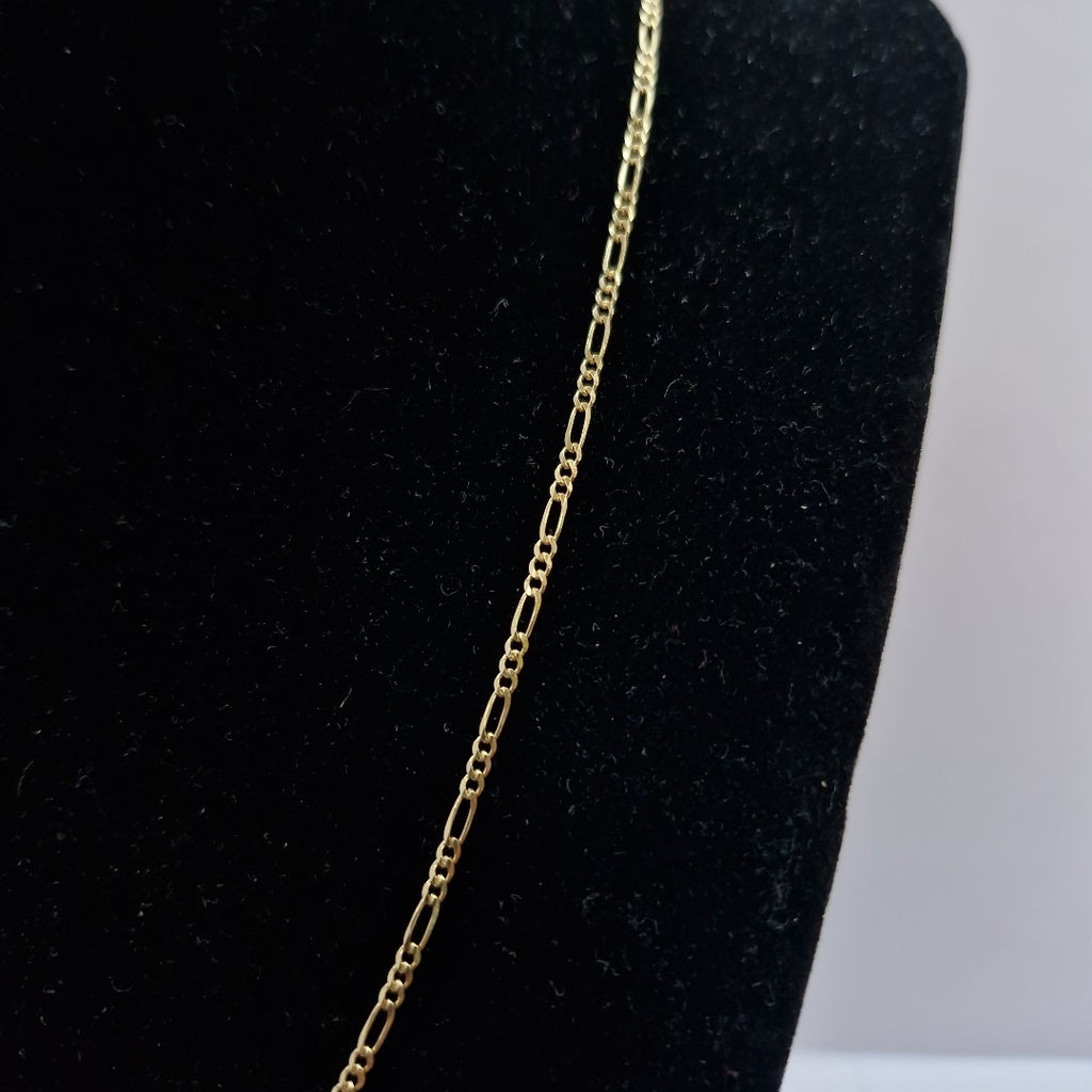 CADENAS TEJIDO 3X1 ORO 10K 55 CM 3.2 GR (NUEVO)