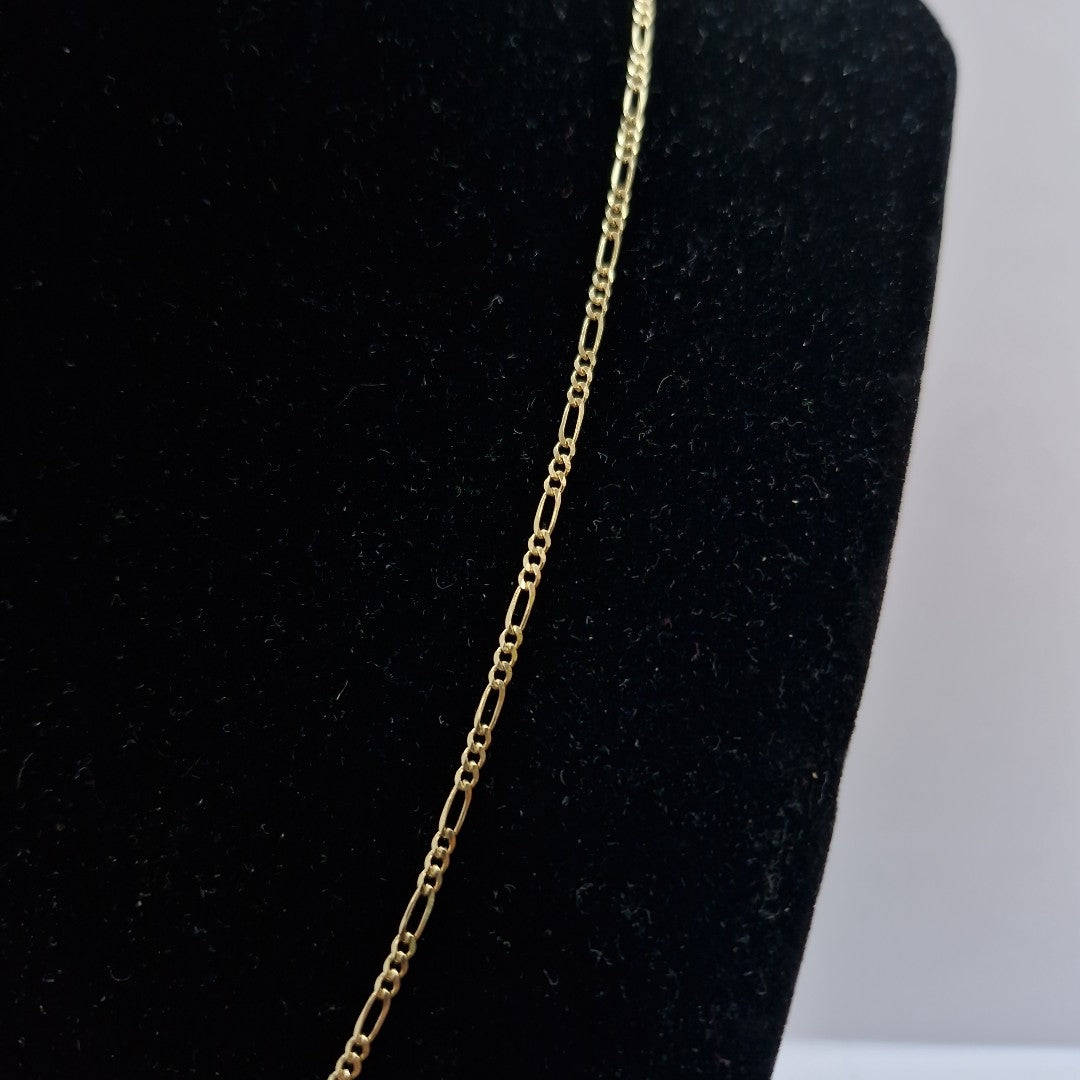 CADENAS TEJIDO 3X1 ORO 10K 55 CM 3.2 GR (NUEVO)