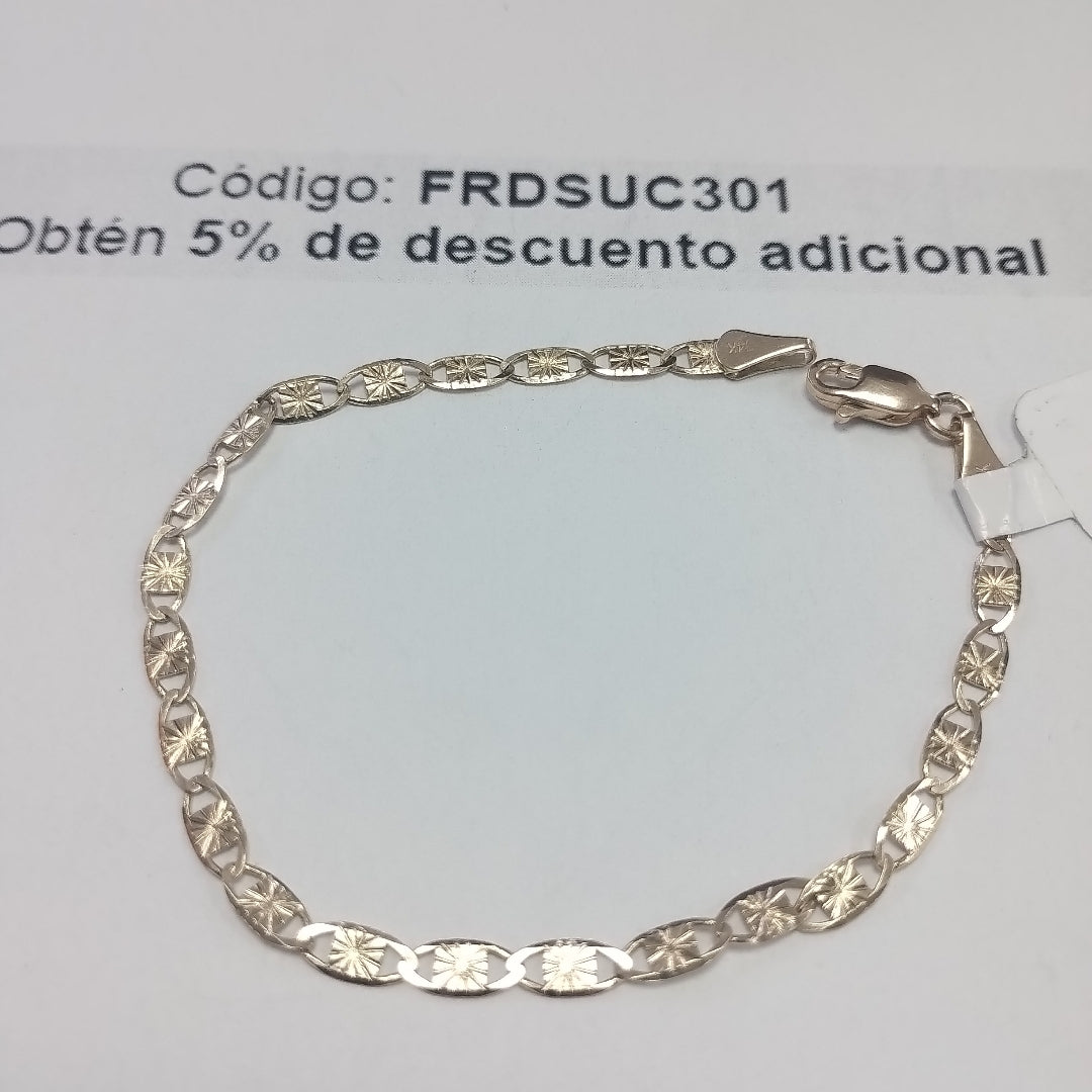 PULSERAS GUCHI ORO 14K 18 CM 2.9 GR (NUEVO)